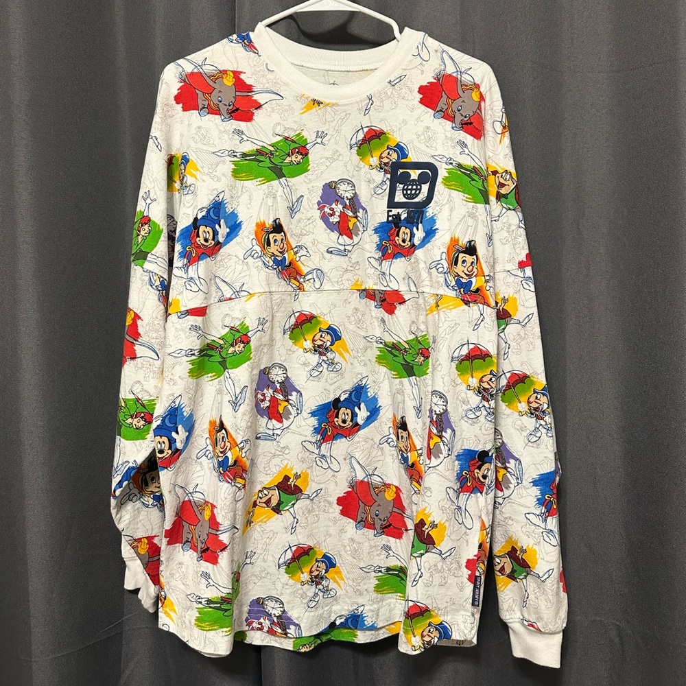 Disney Ink & Paint Spirit Jersey for Adults Walt Disney World Size Medium